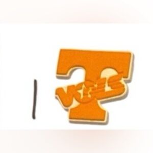 Orange Football Shoe Charms (2)